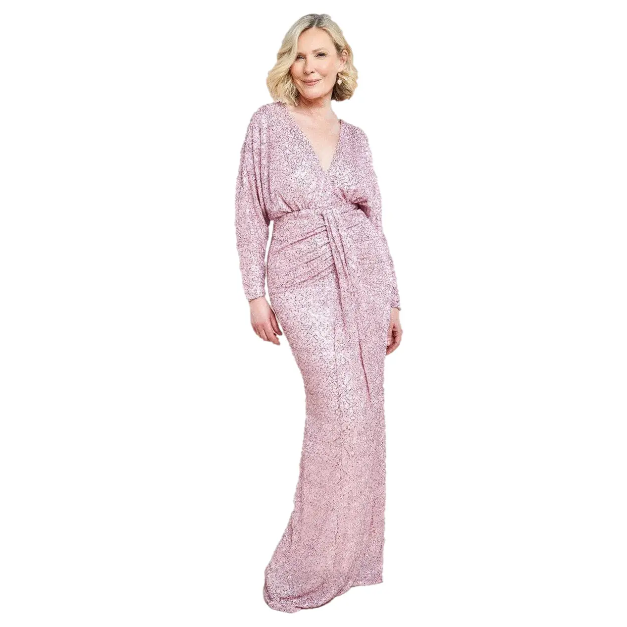 V-neck dress for women Goddiva Plunge