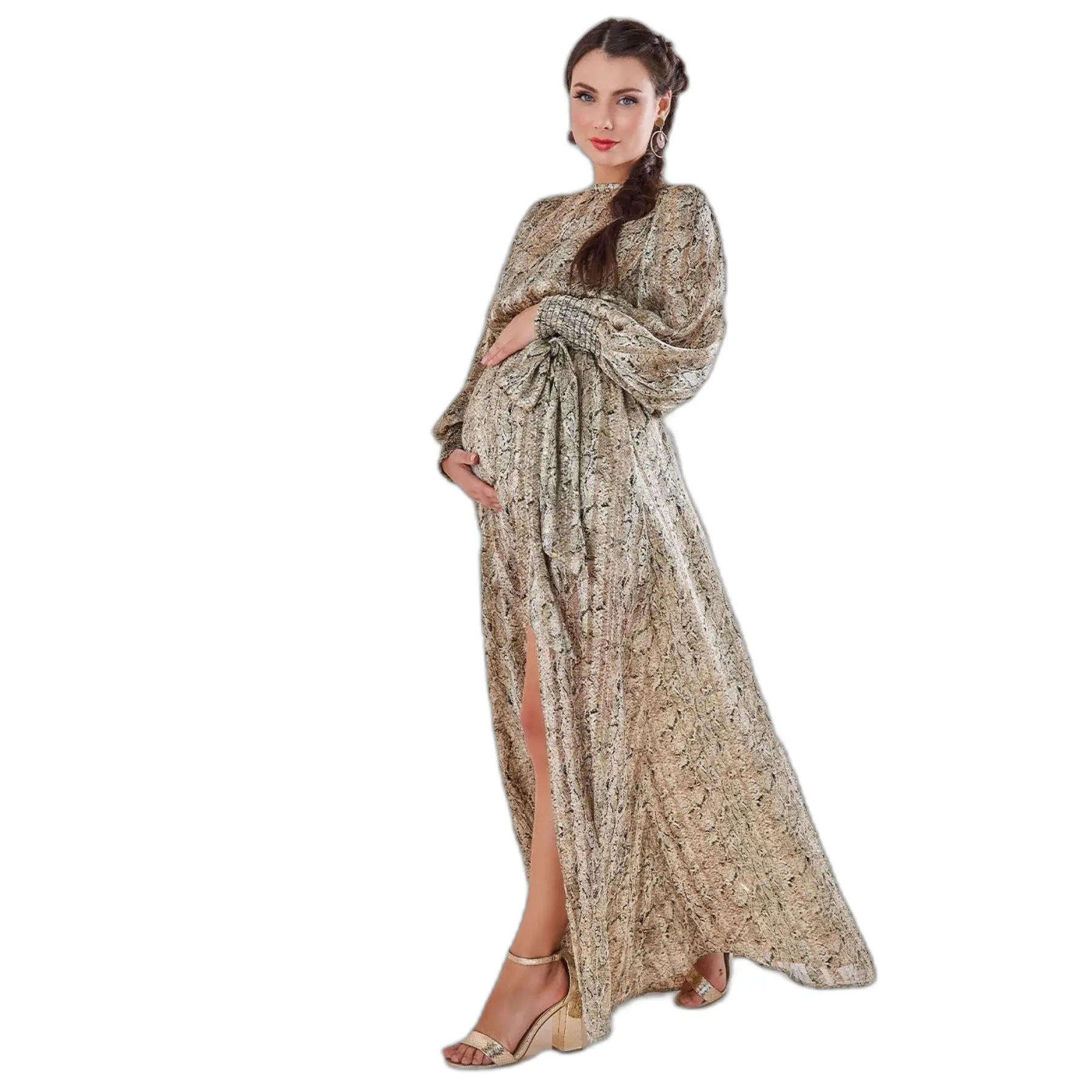 Vestito da donna  Maternity Chiffon Printed