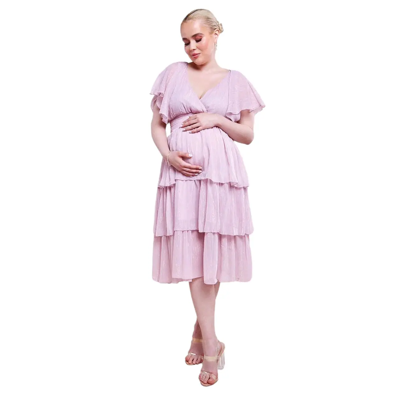 Vestito da donna  Maternity Plain Lurex