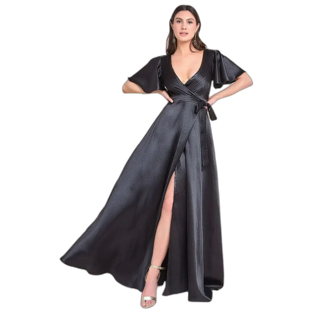 Wrap dress da donna  Flutter Wrapover