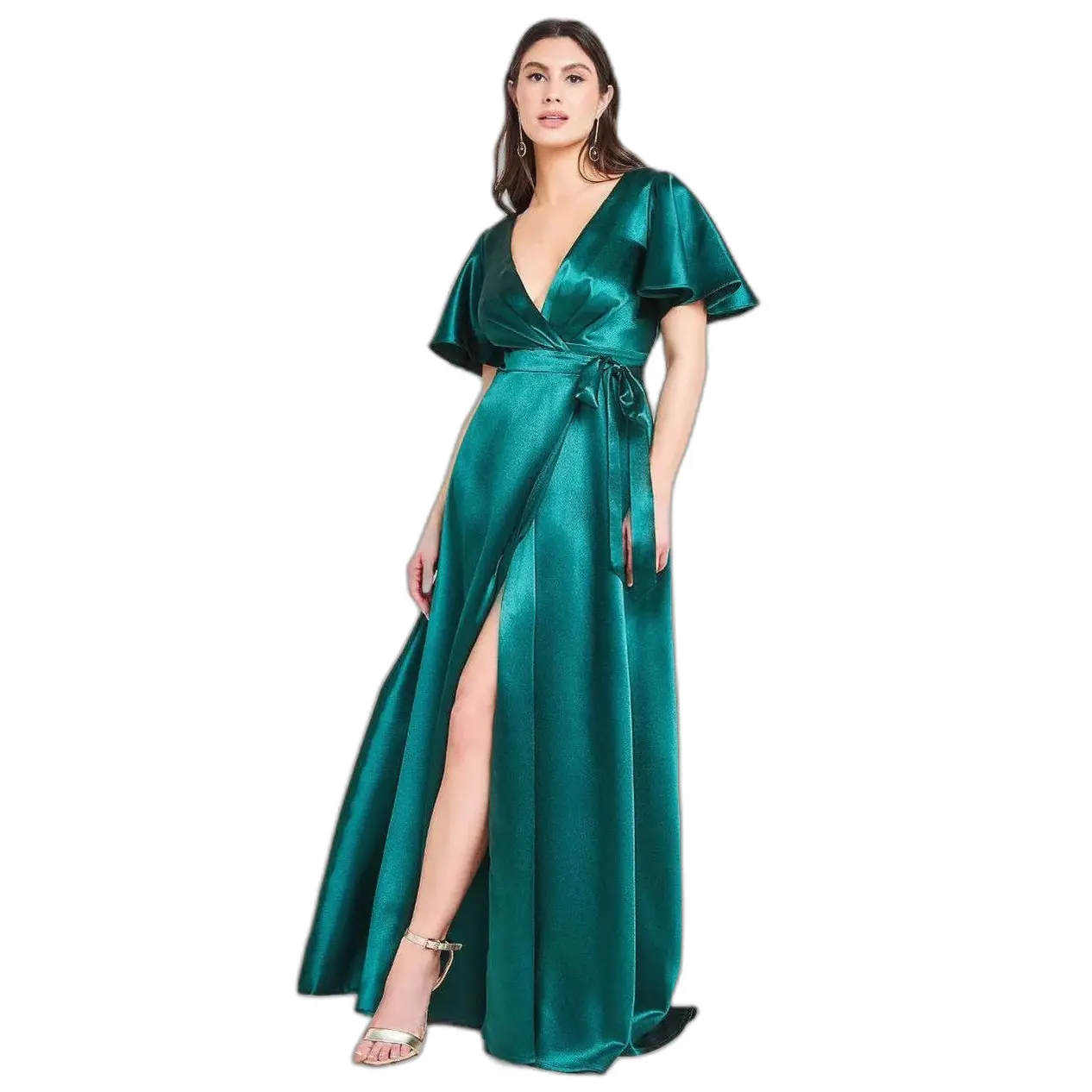 Wrap dress da donna  Flutter Wrapover