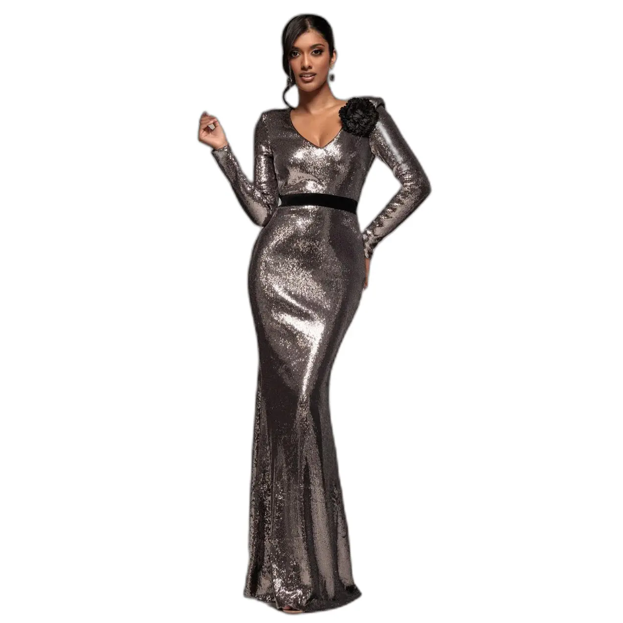 Image of Maxi-Kleid mit Korsagenoberteil Damen Goddiva