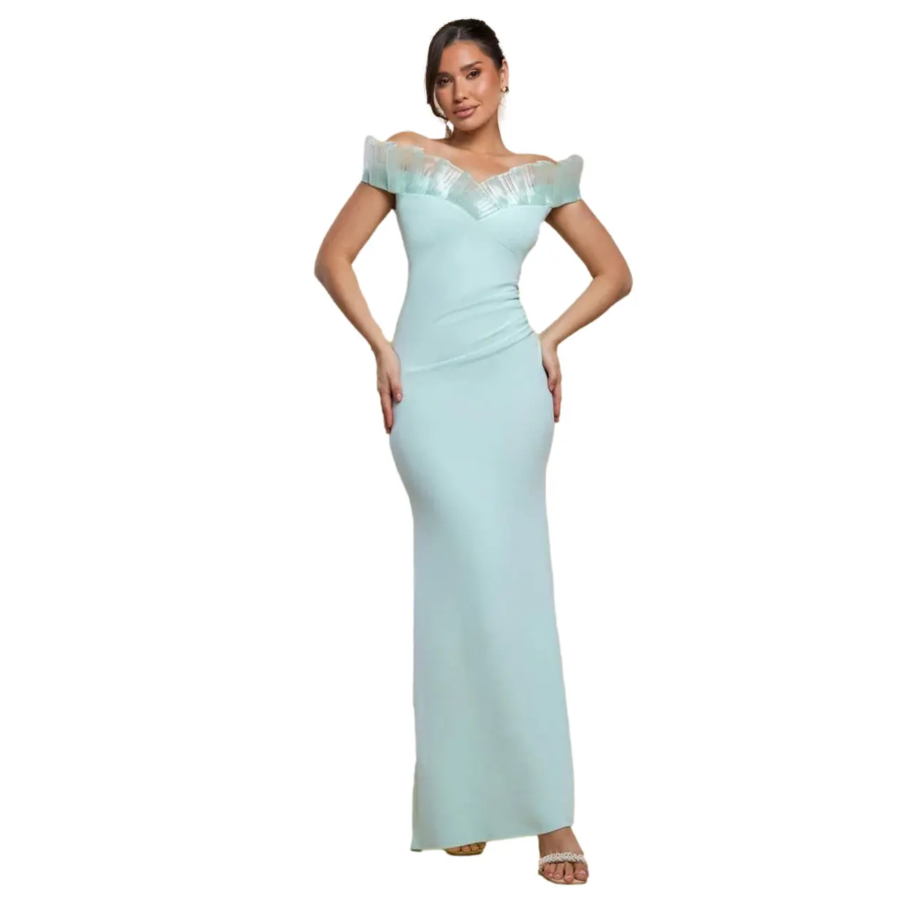 Vestito aderente da donna  Bardot Maxi