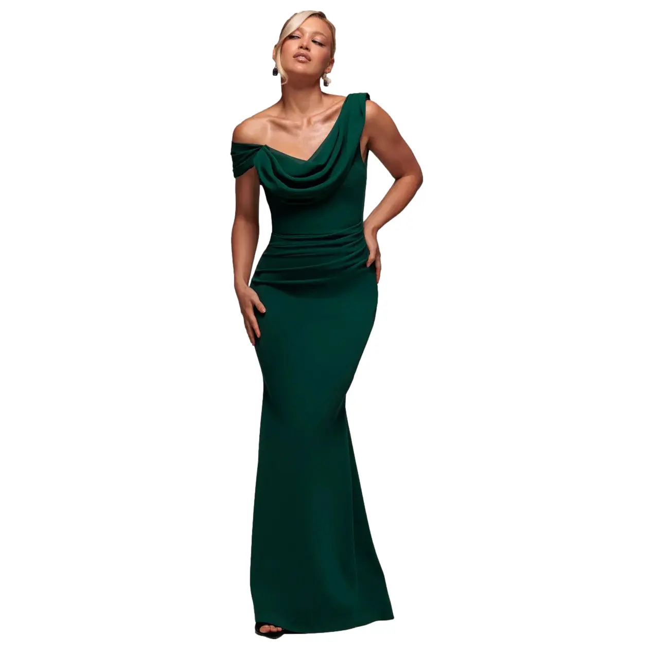 Asymmetric Dress for Women Goddiva Scuba