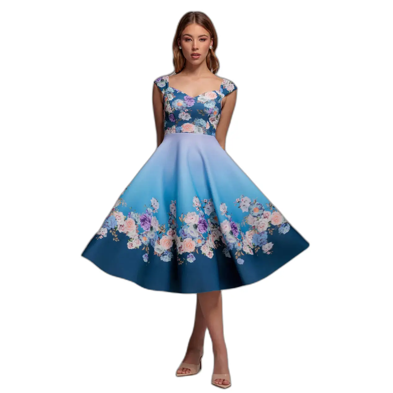 Image of Kleid Damen Goddiva Scuba Foam