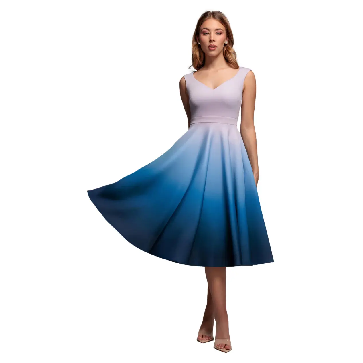 Vestito da donna  Scuba Foam Bardot A-Line