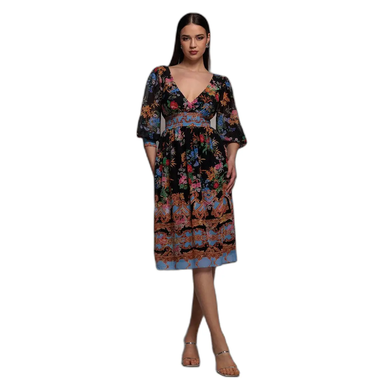 Wrap dress da donna  Floral