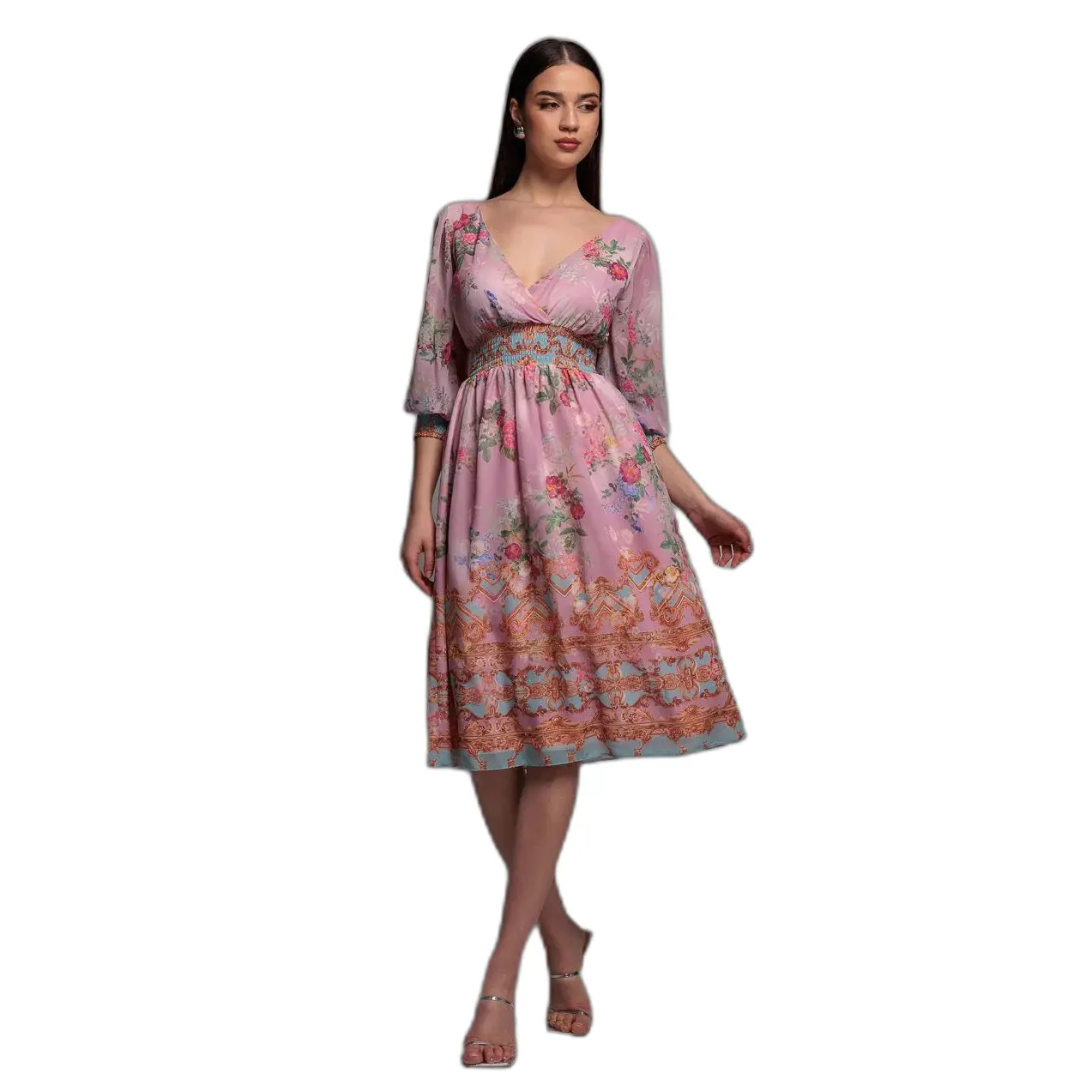 Wrap dress da donna  Floral