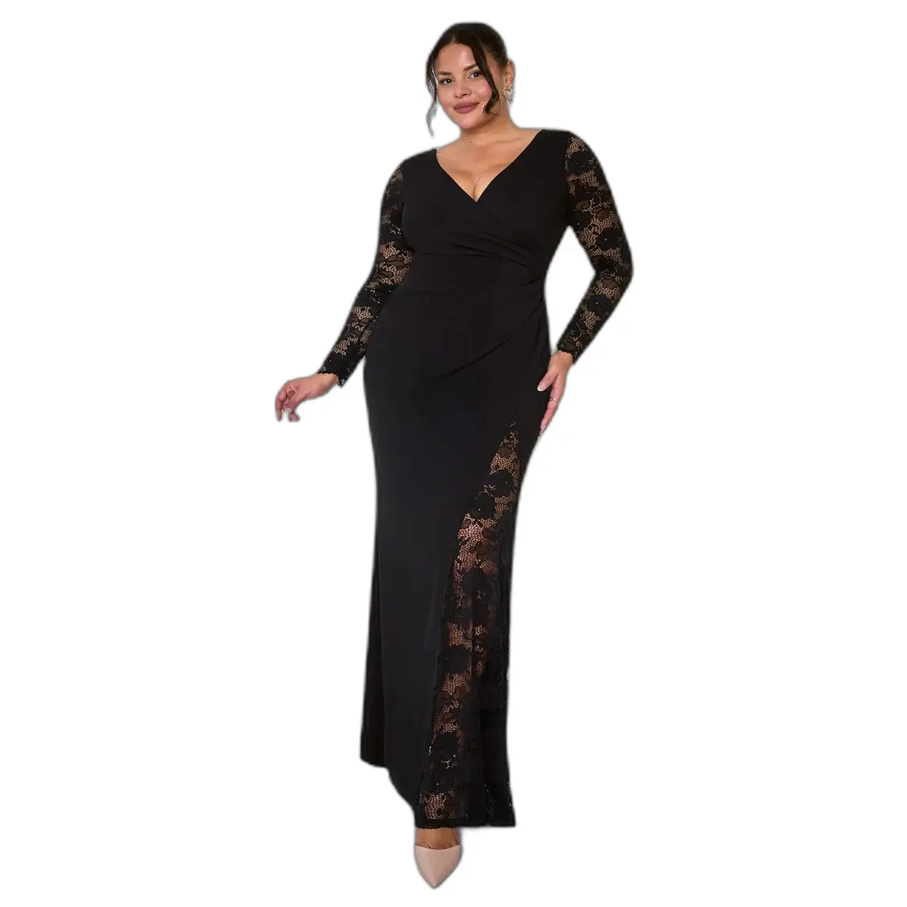 Abito aderente a portafoglio da donna  Scuba & Lace