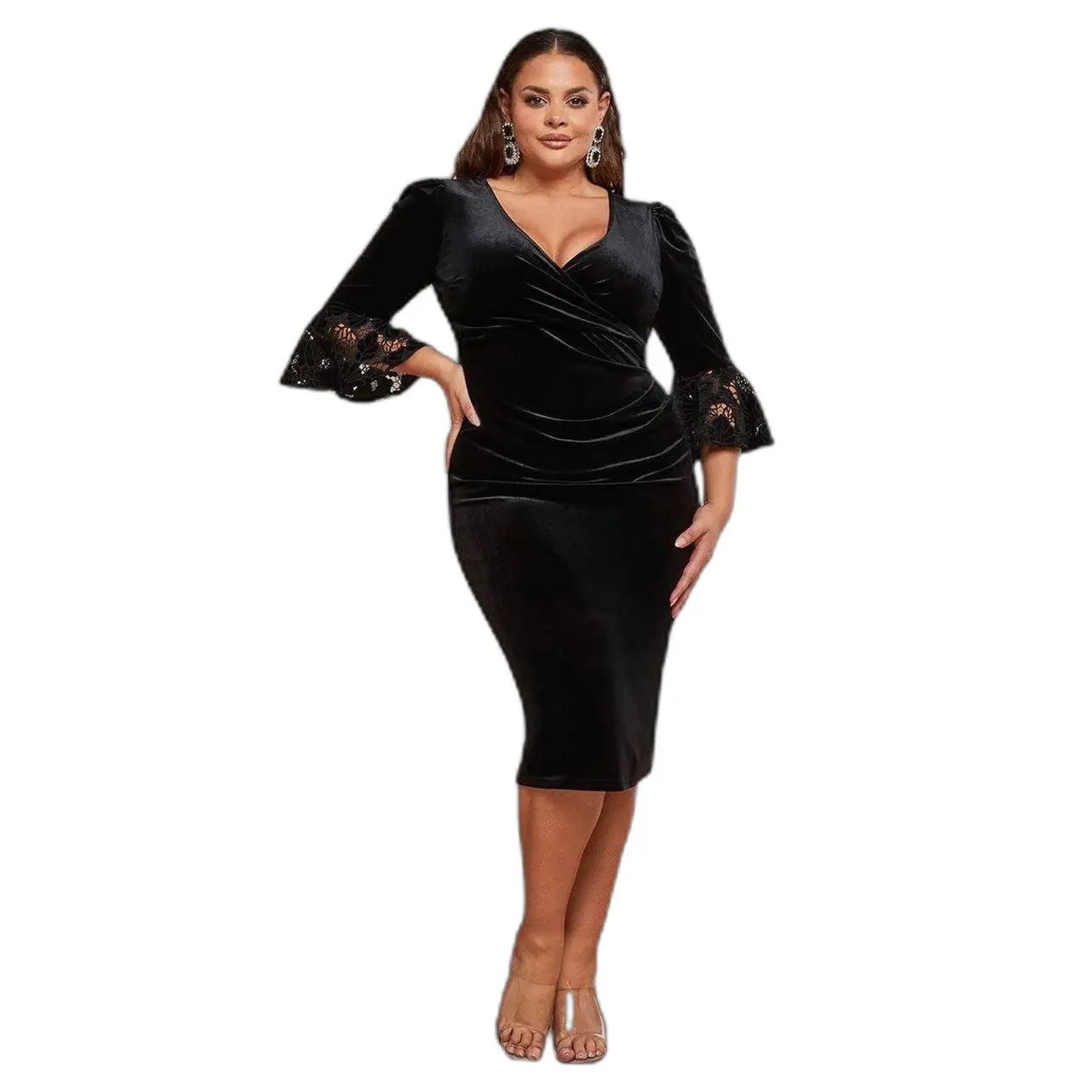 Vestito aderente da donna  Crochet