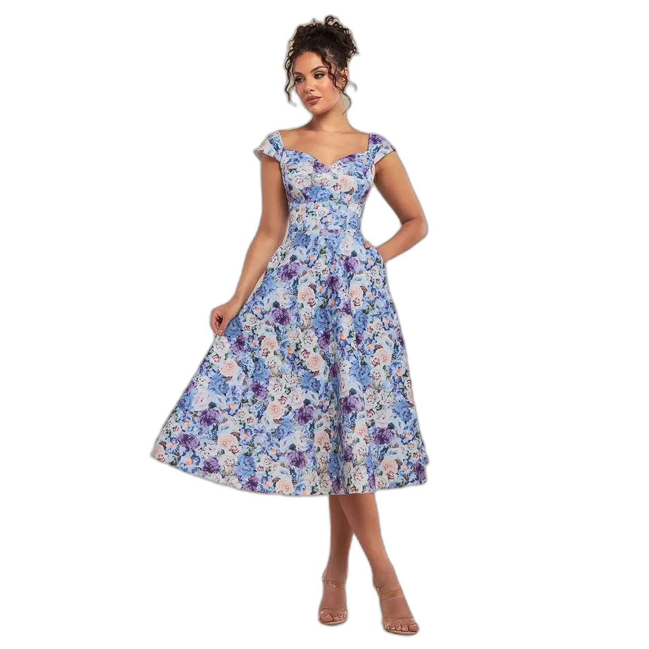 Vestito da donna  Floral Print A-Line