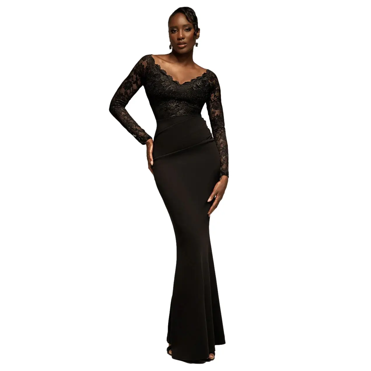 Image of Kleid Damen Goddiva Bardot