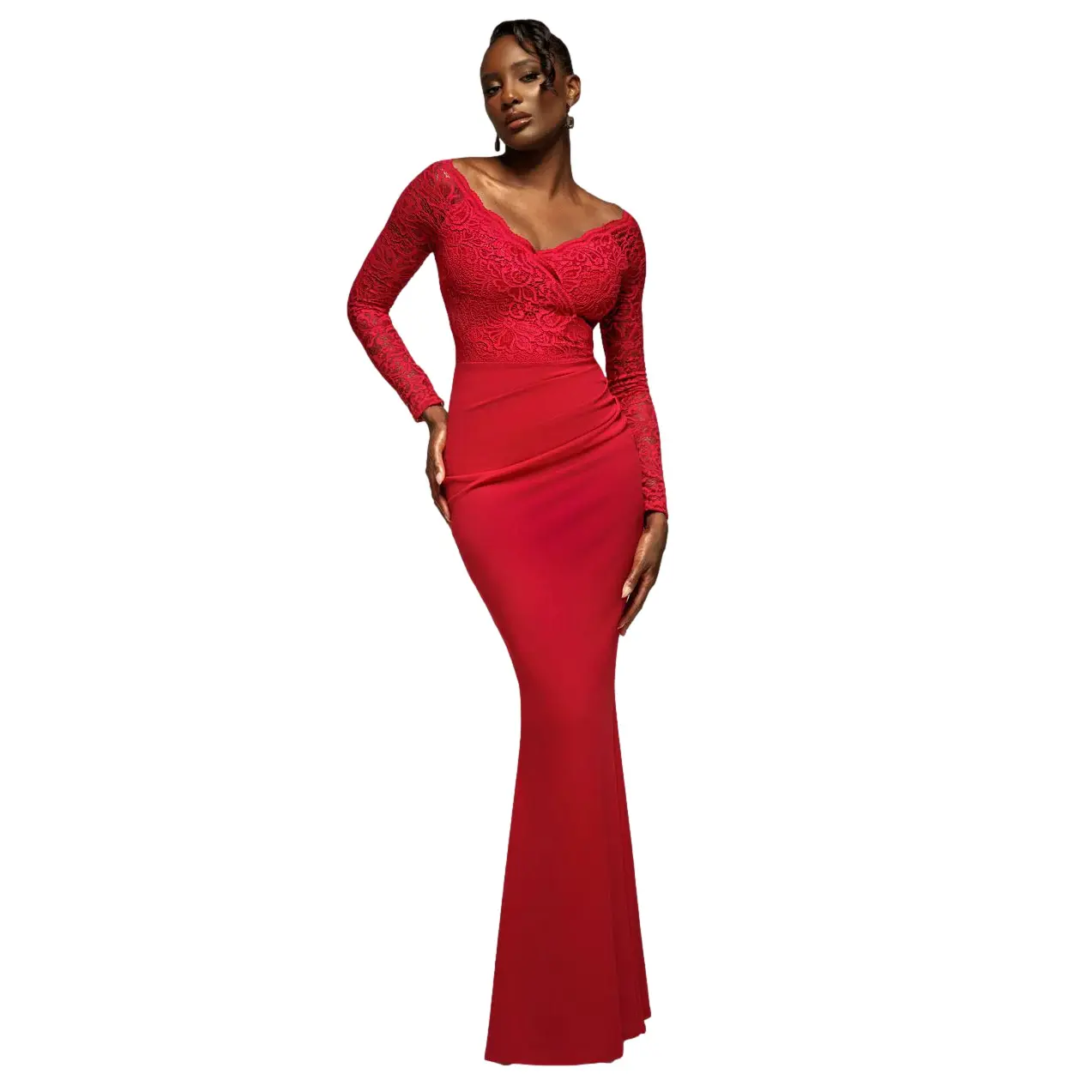 Kleid Damen Goddiva Bardot