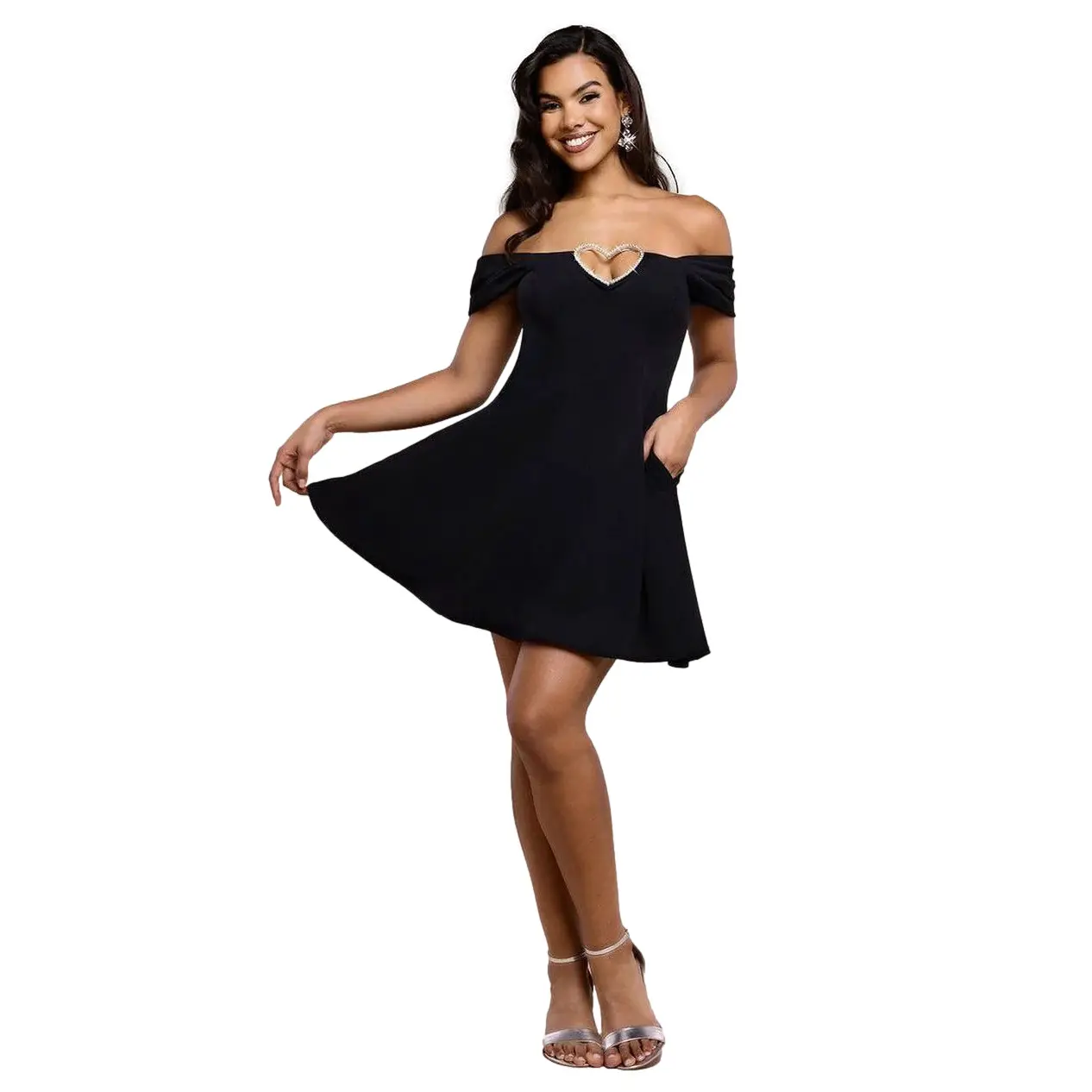 Vestito estivo da donna  Diamante Heart Trim