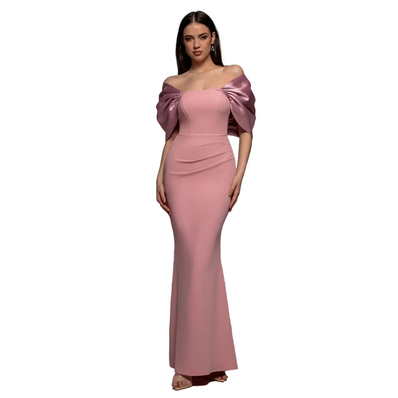 Vestito da donna in raso  Maxi
