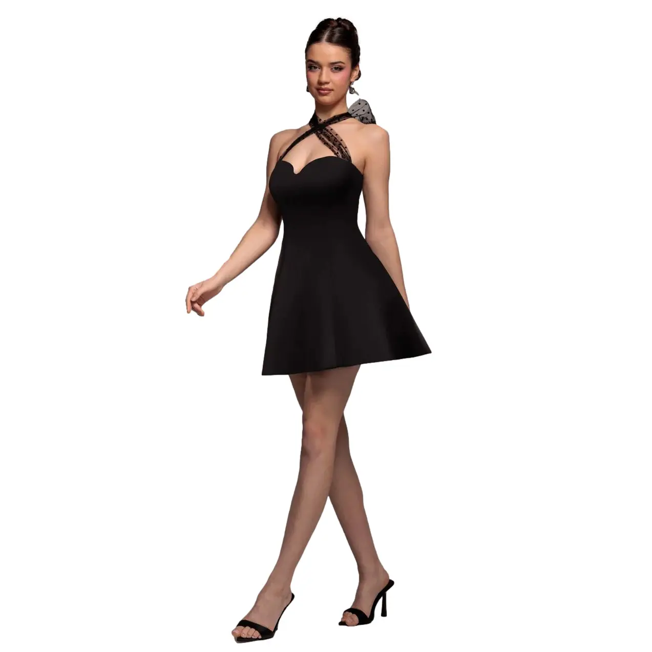 Image of Dame Skaterkleid Goddiva Bella Mini