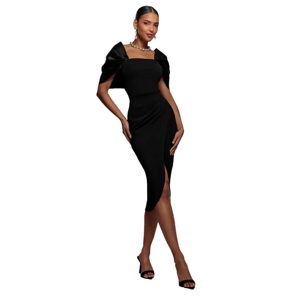 Wrap dress da donna  Midi