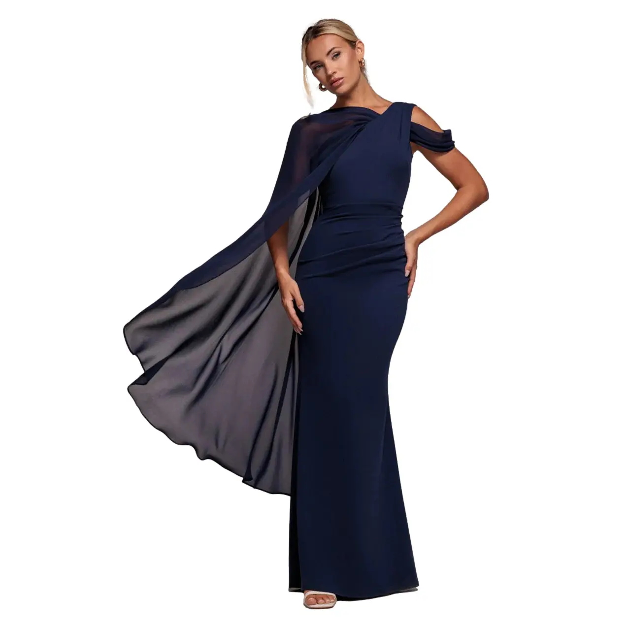 Off-the-Shoulder Maxi Dress Women Goddiva