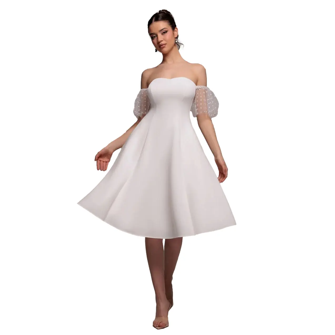 Robe en résille donna  Midi