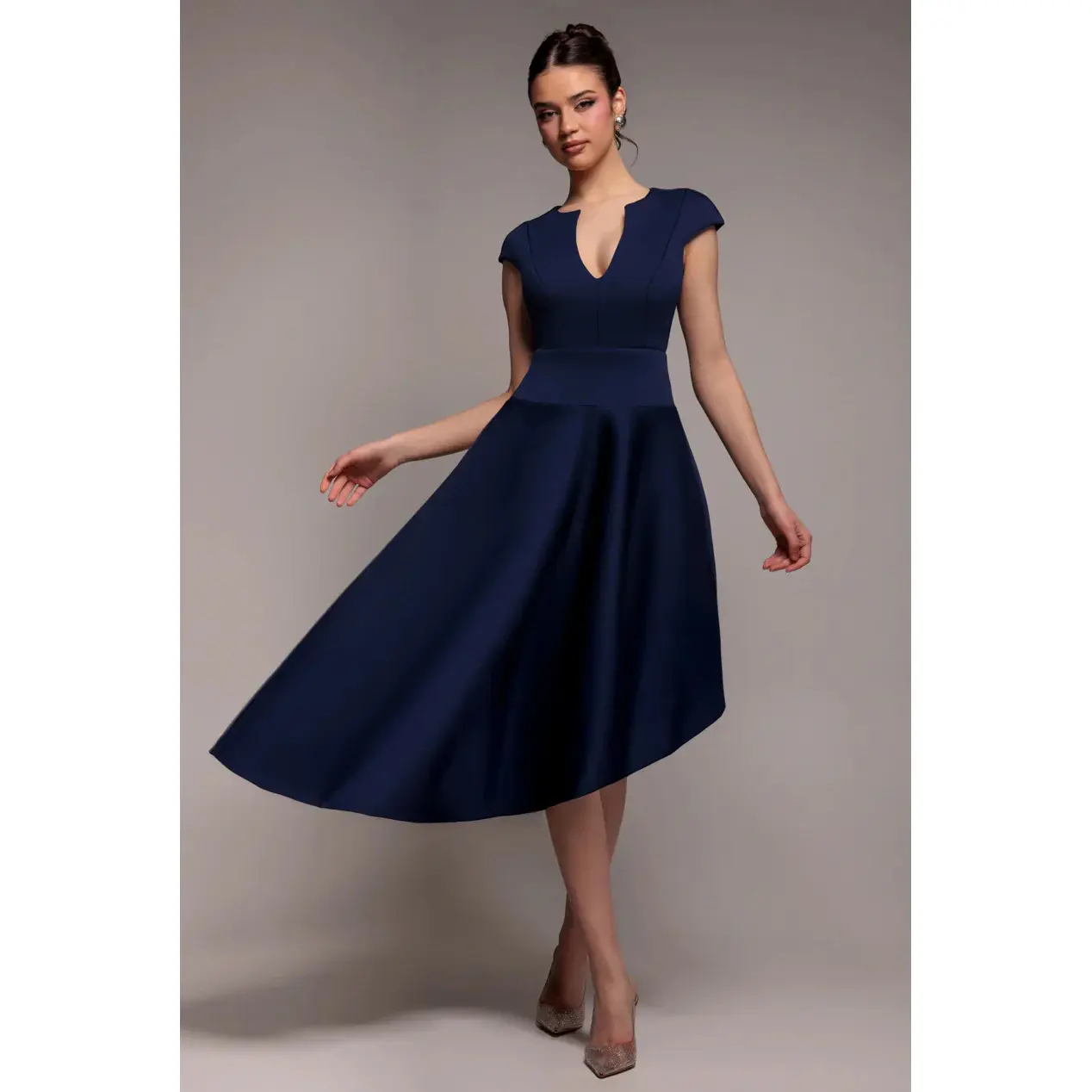 Asymmetrisches Skaterkleid Damen Goddiva