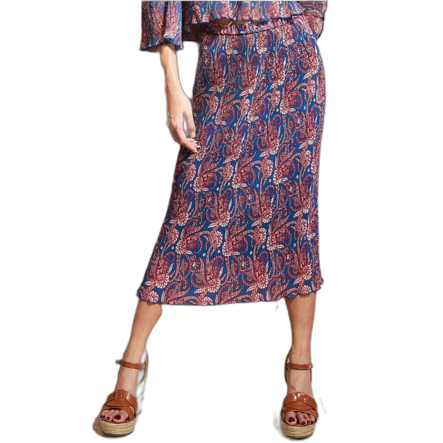 Roba stampata arricciata donna