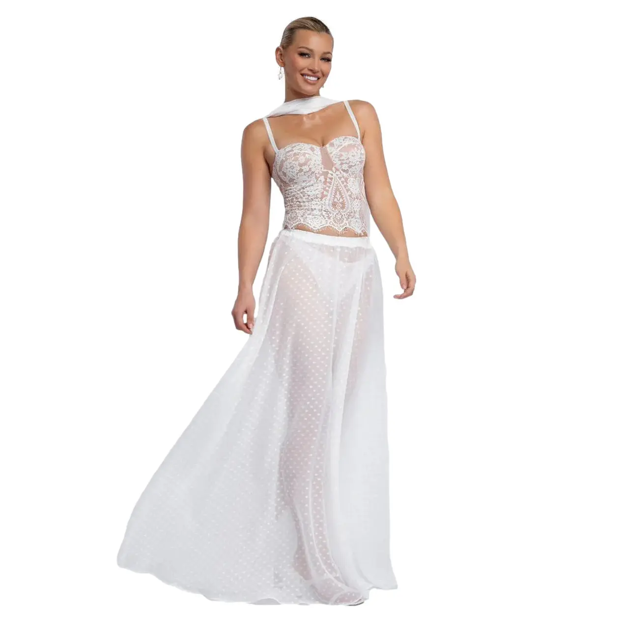 Gonna lunga da donna  Polka Dobby