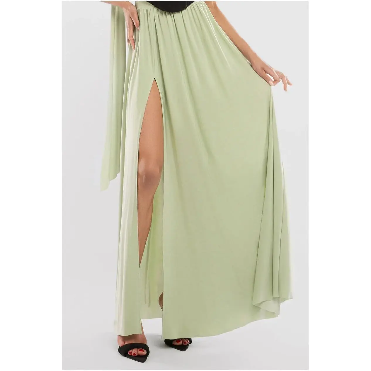 Gonna maxi con spacco laterale donna