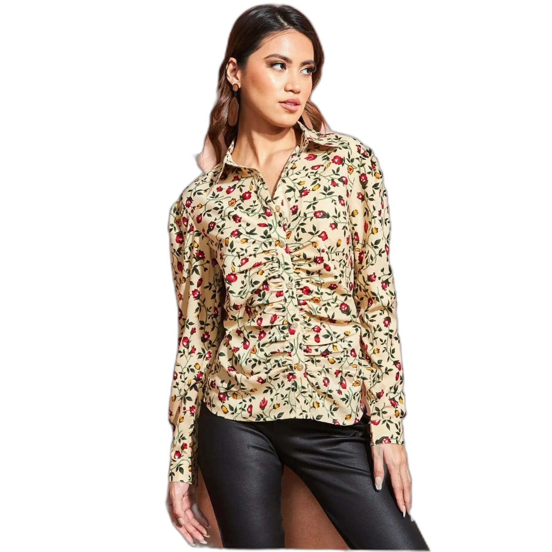 Camicia floreale donna