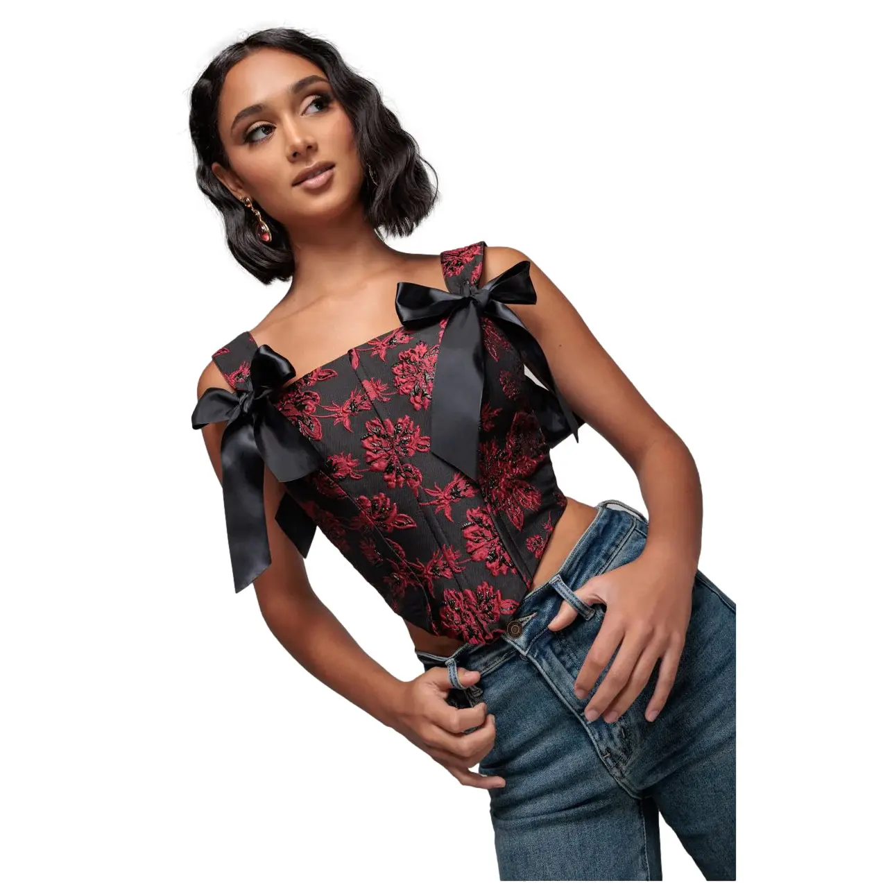 Image of Tragecorsage mit abnehmbaren Trägern für Damen Goddiva