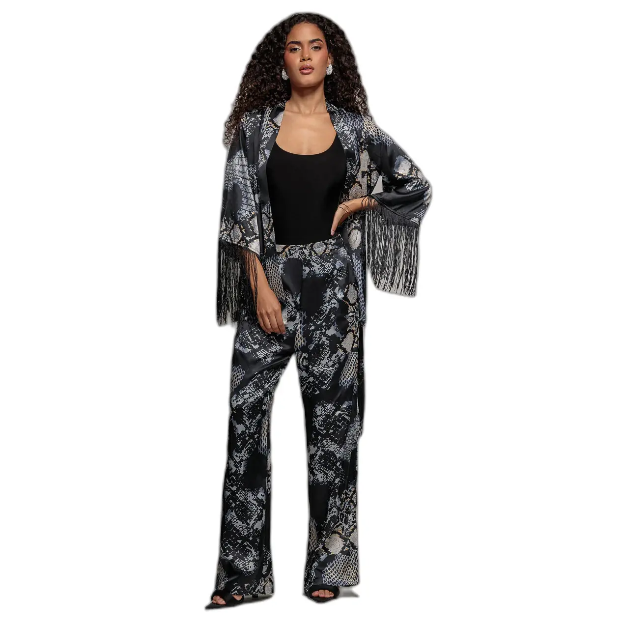 Image of Damenhosen Goddiva Foil Print