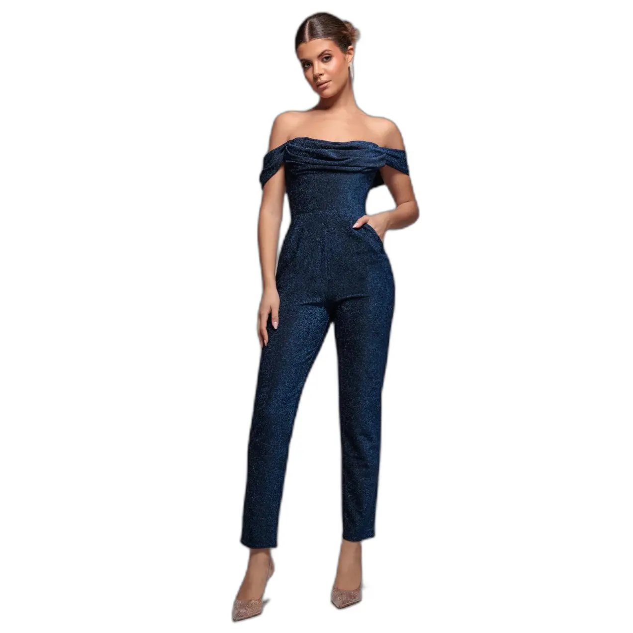 Tuta jumpsuit  Lurex Cowl