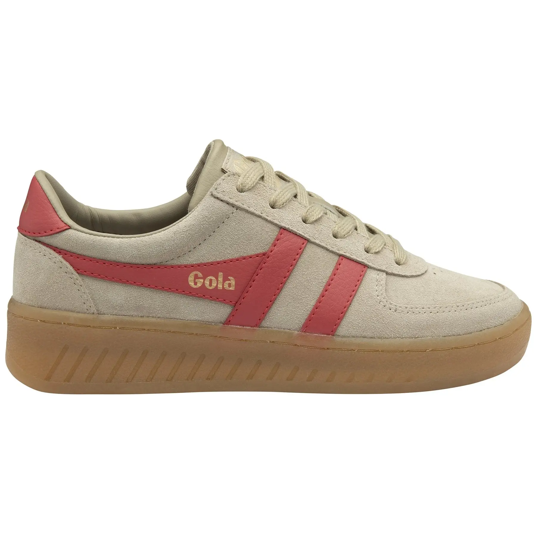 Women's suede Trainers Gola Grandslam Suede Beige 42