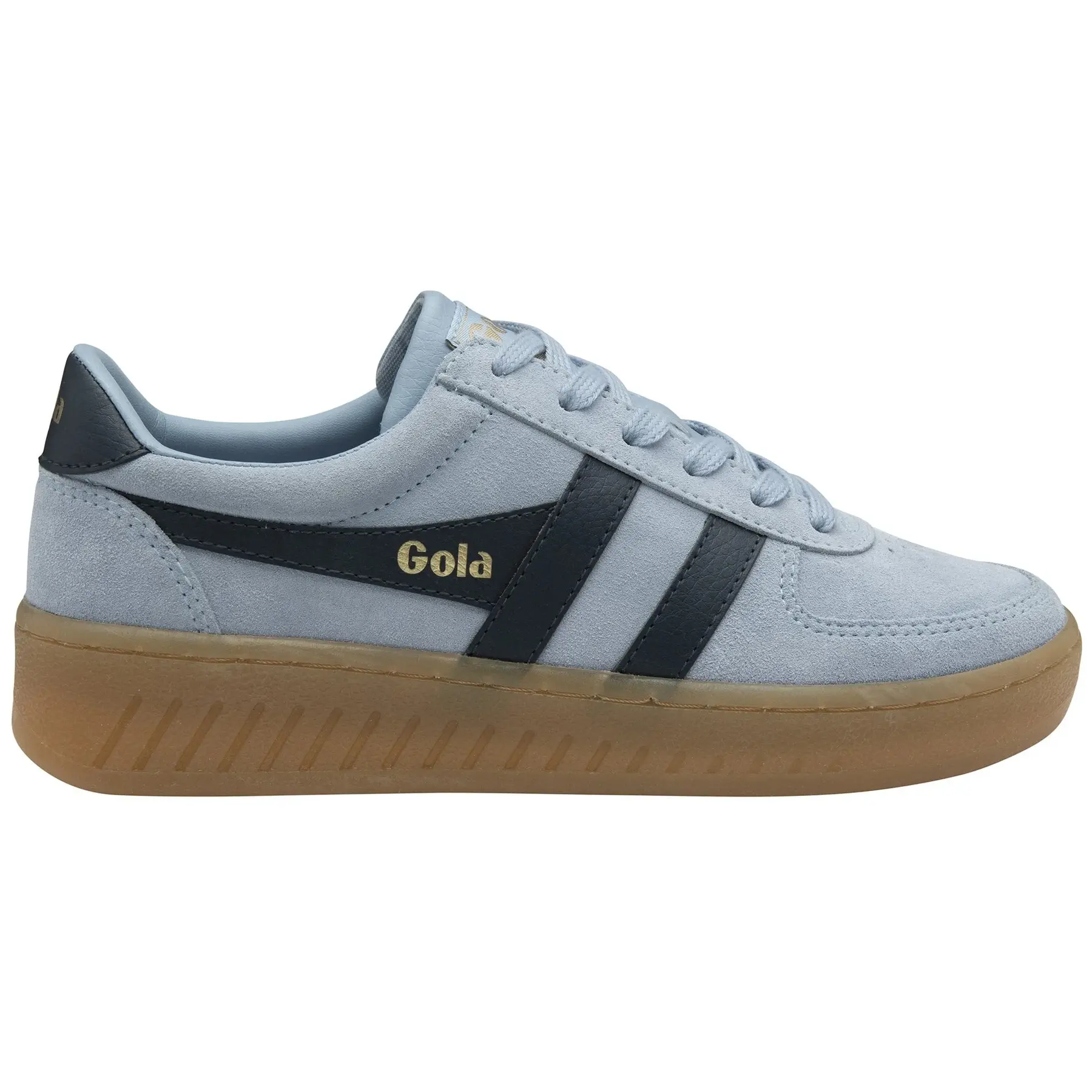 Gola Women's Bleu Suede Trainers Grandslam Suede