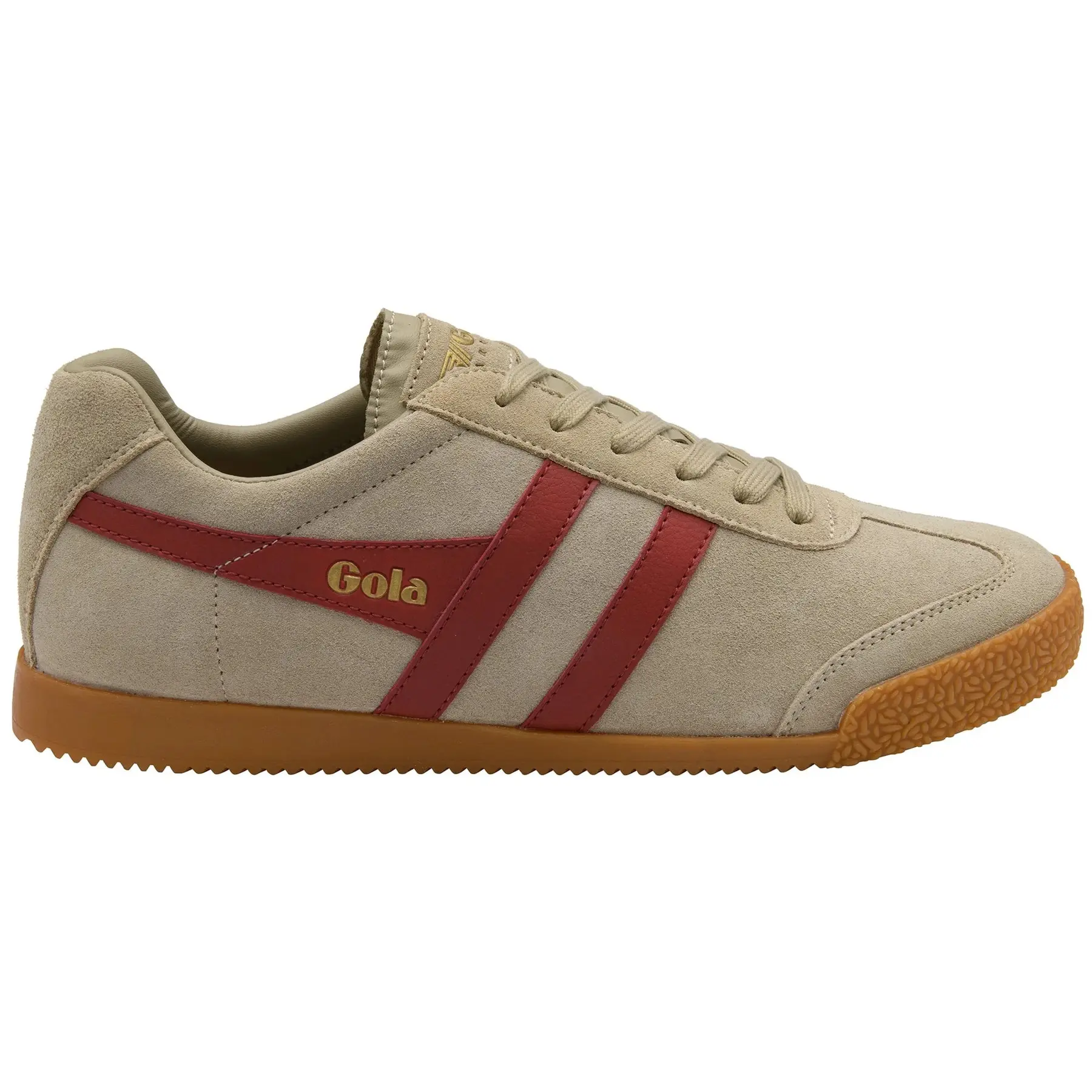 Gola Men's Beige Suede Trainers Harrier