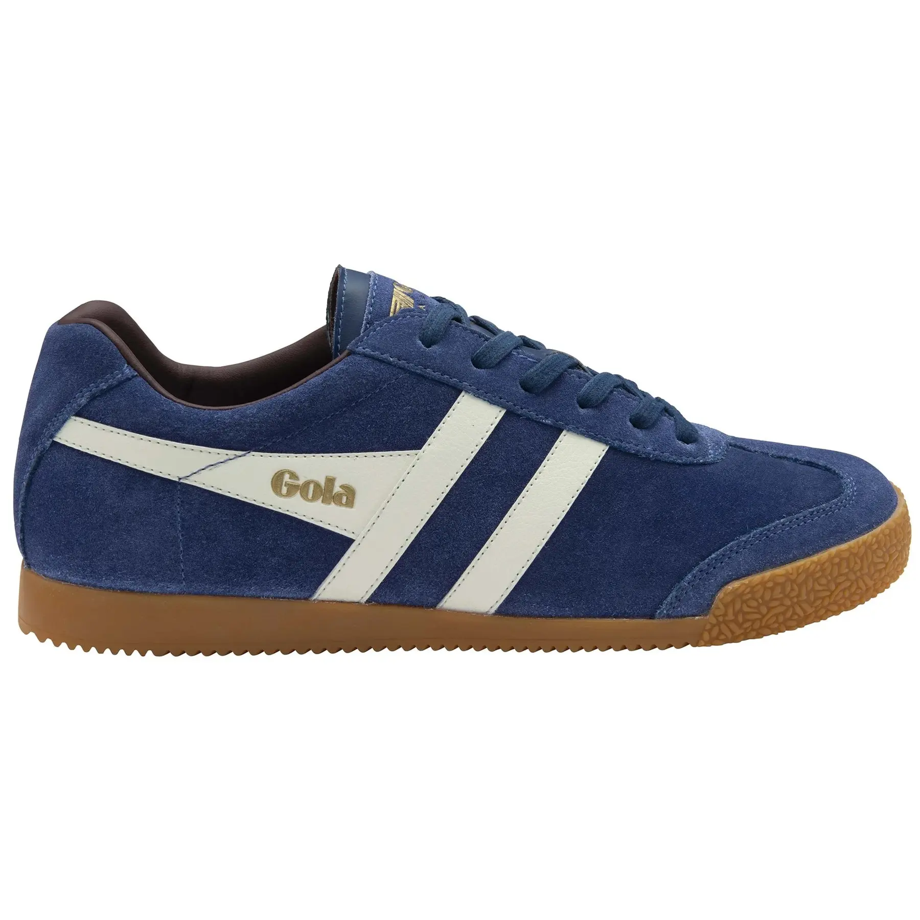 Gola Men's Bleu Suede Trainers Harrier
