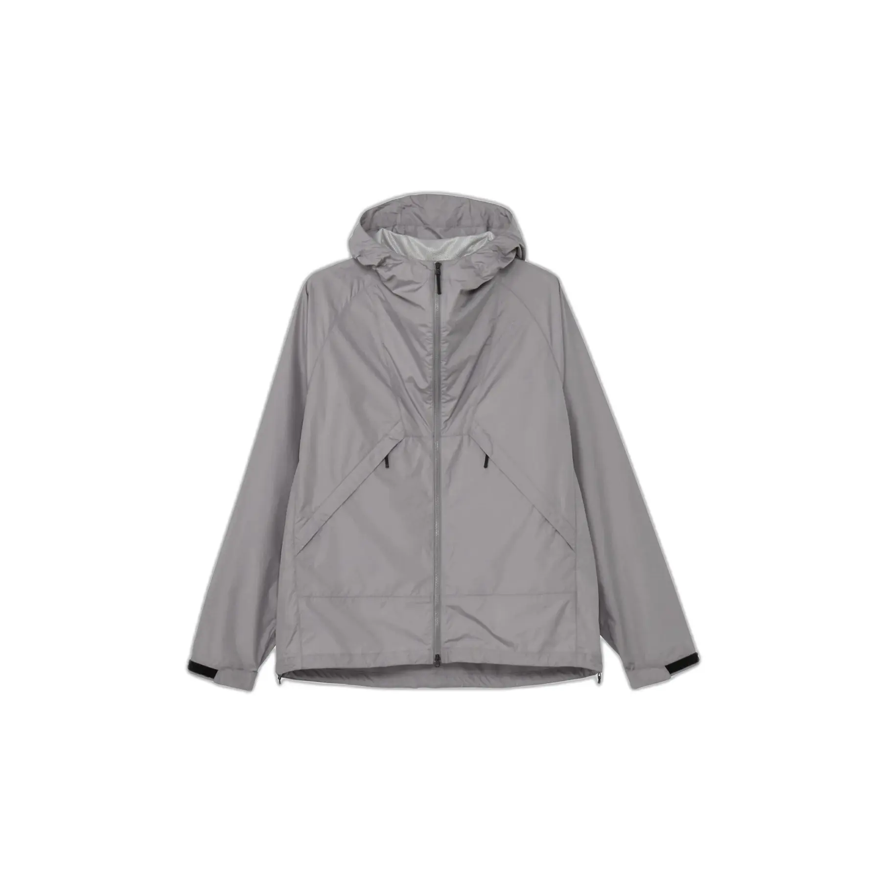 Goldwin Men's Gris Hooded Windbreaker Rip-Stop
