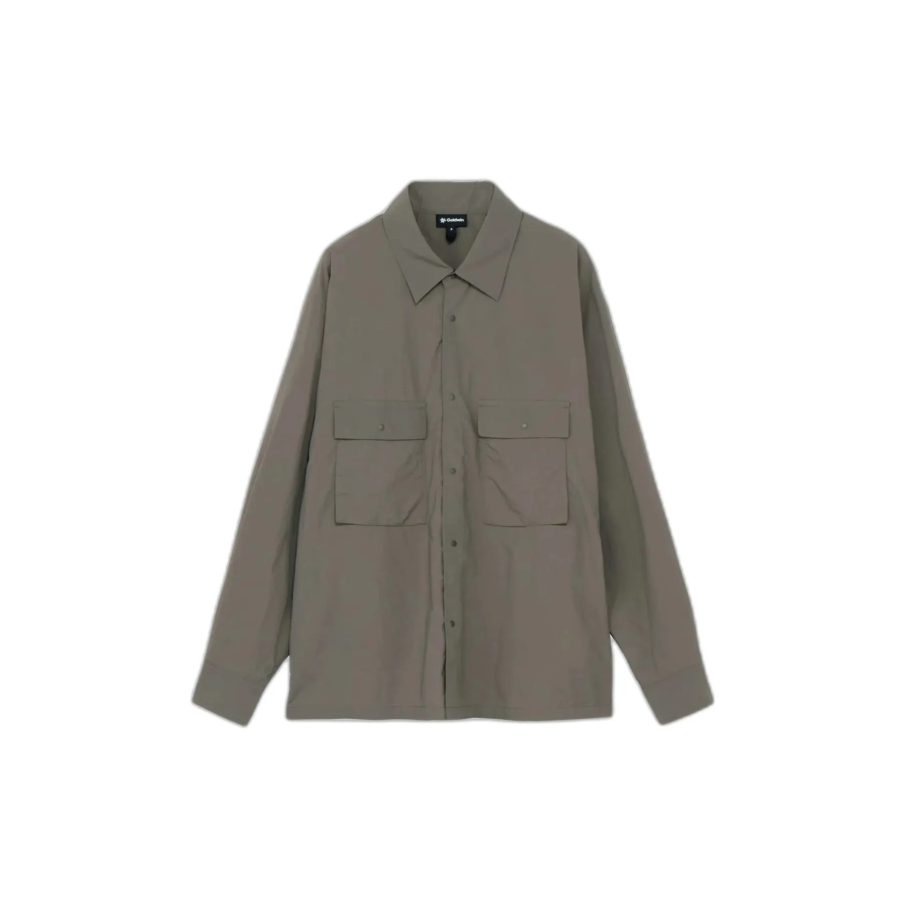Goldwin Men's Beige Long Sleeve Shirt