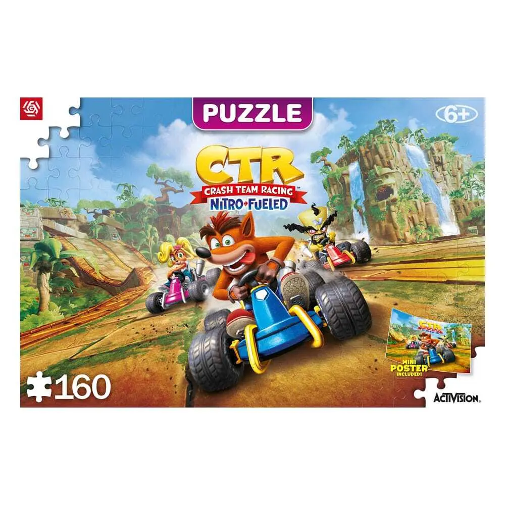 5908305240372 - Puzzle mit 160 Teilen Crash Bandicoot Team Racing Nitro-Fueled