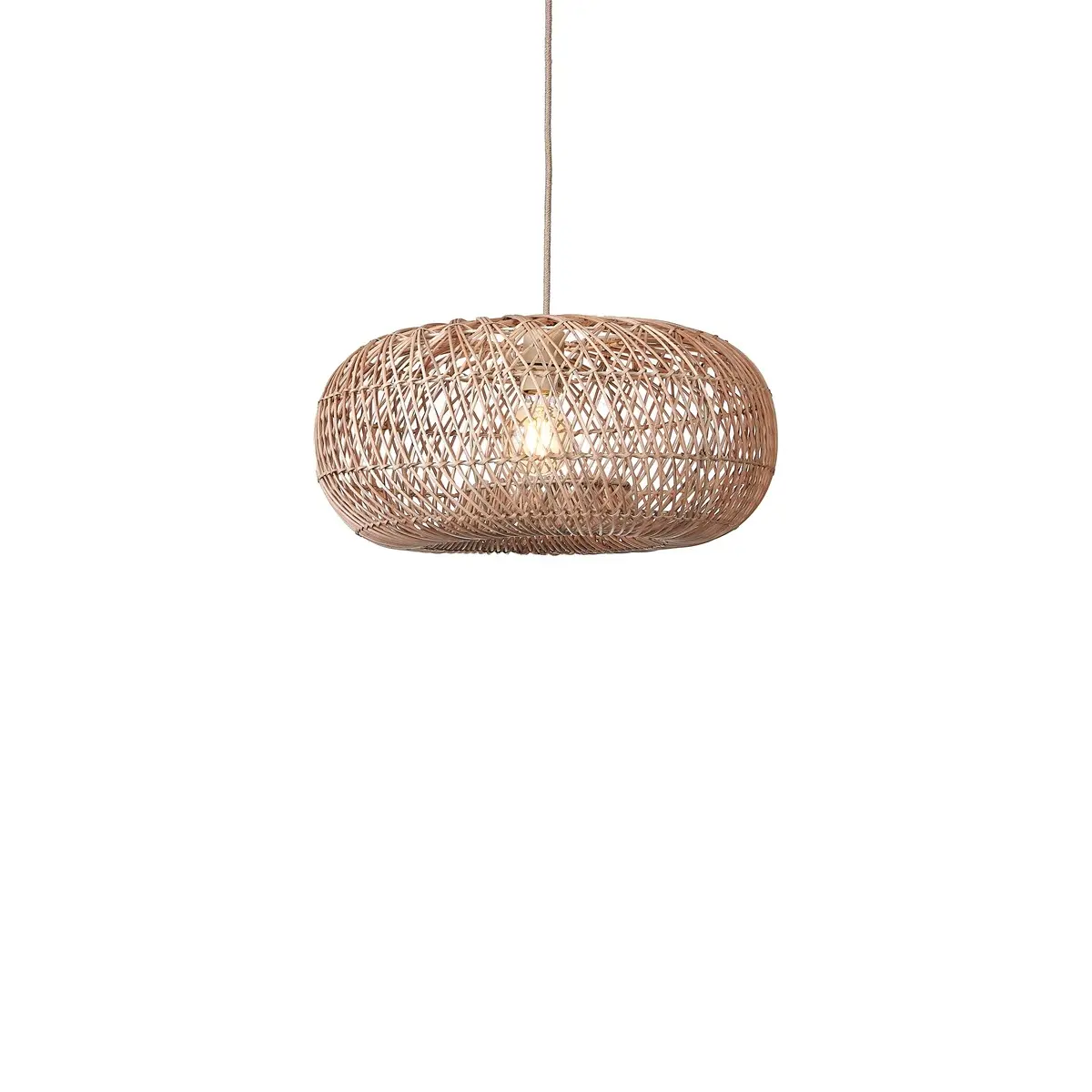 GOOD&MOJO Hanglamp Arizona - Naturel - Ø50cm - Bohemian - Hanglampen Eetkamer, Slaapkamer, Woonkamer
