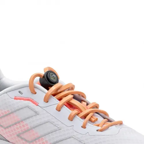 Gorilla Tribe Unisex Orange Silicone Laces