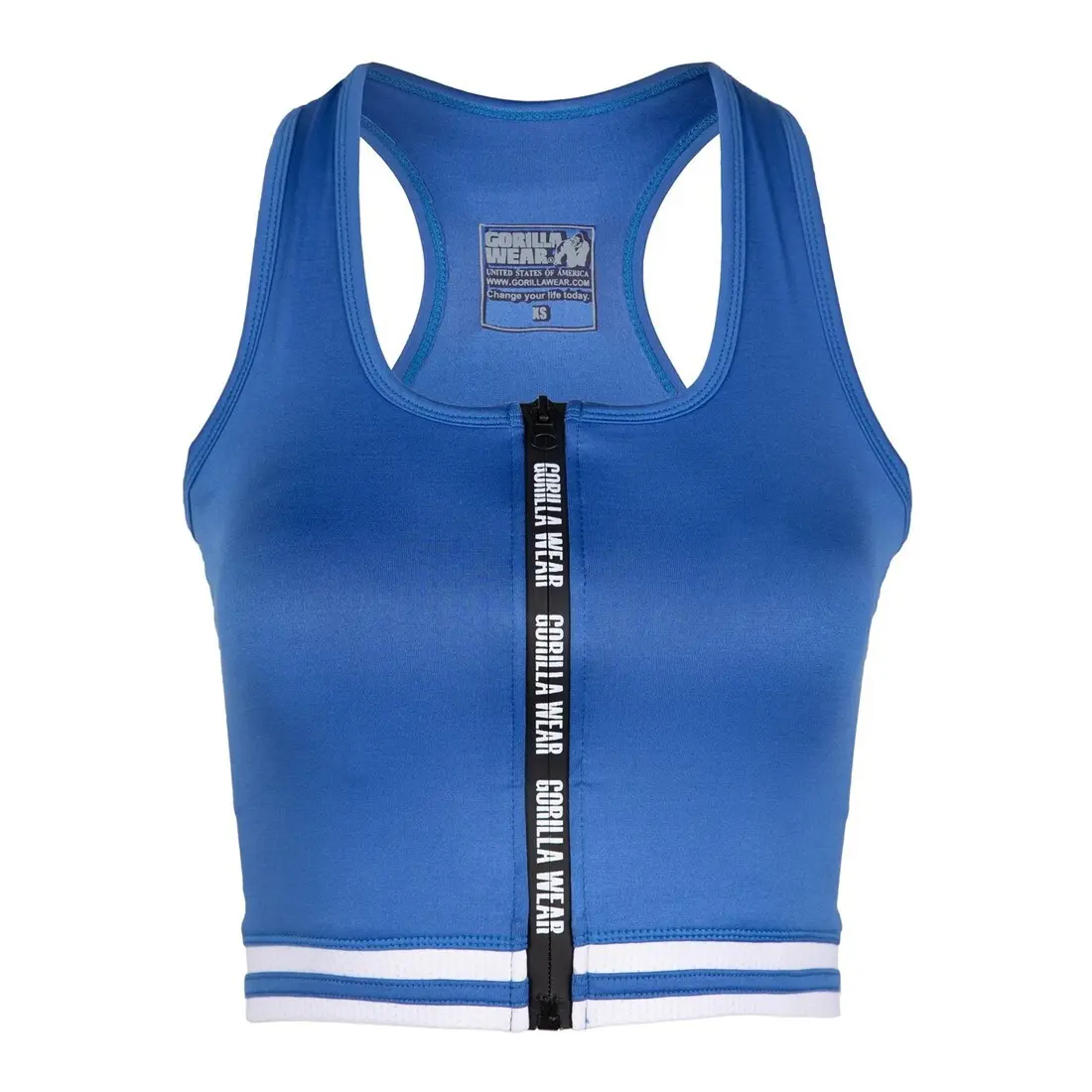 Sport-BH mit Reißverschluss, Damen Gorilla Wear Mesa