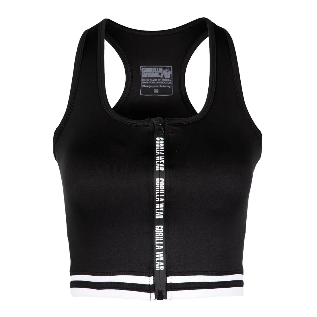 Sport-BH mit Reißverschluss, Damen Gorilla Wear Mesa