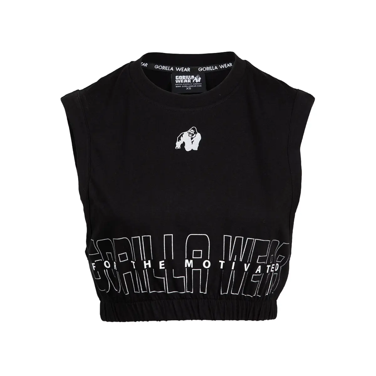Oversized Crop Top Damen Gorilla Wear Albion