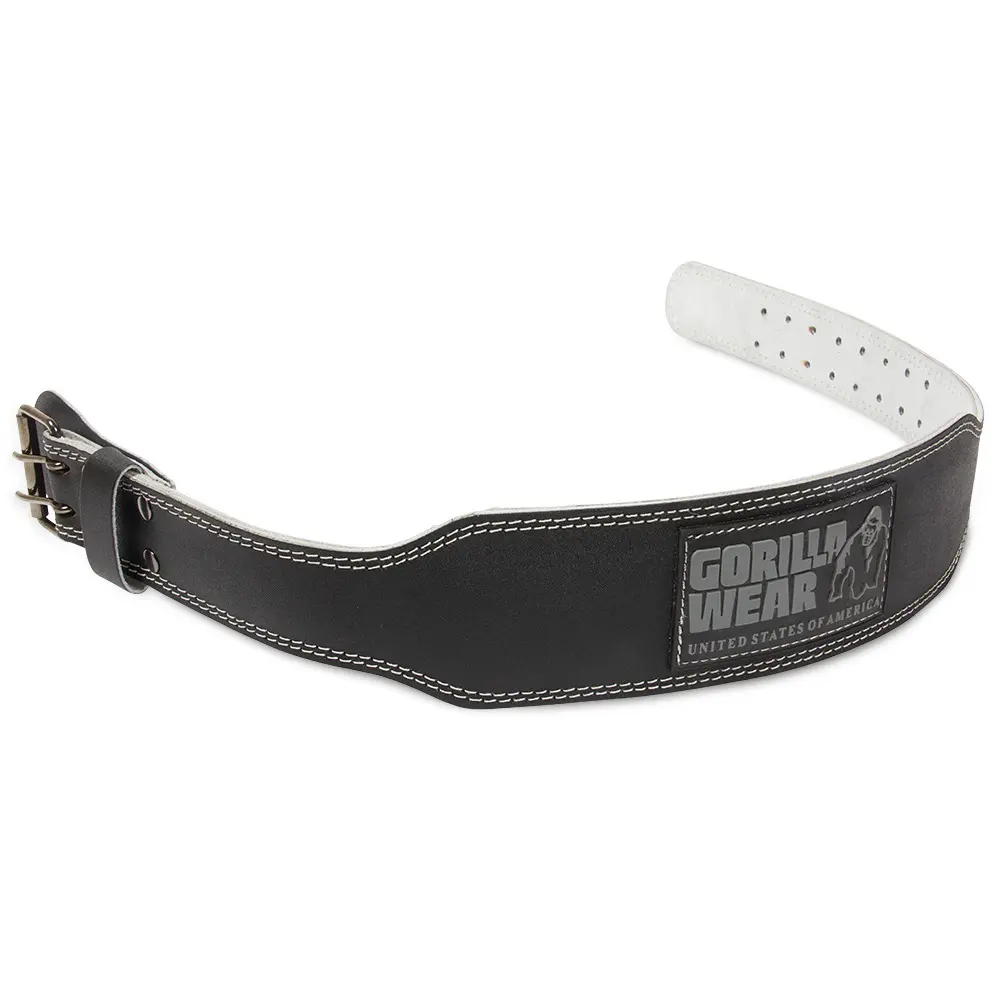 Gepolsterter Hebegürtel Aus Leder Gorilla Wear 4"