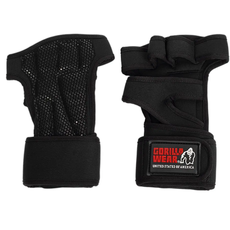 Photos - Gym Gloves Gorilla Wear Weightlifting gloves  Yuma Noir 9917490001 