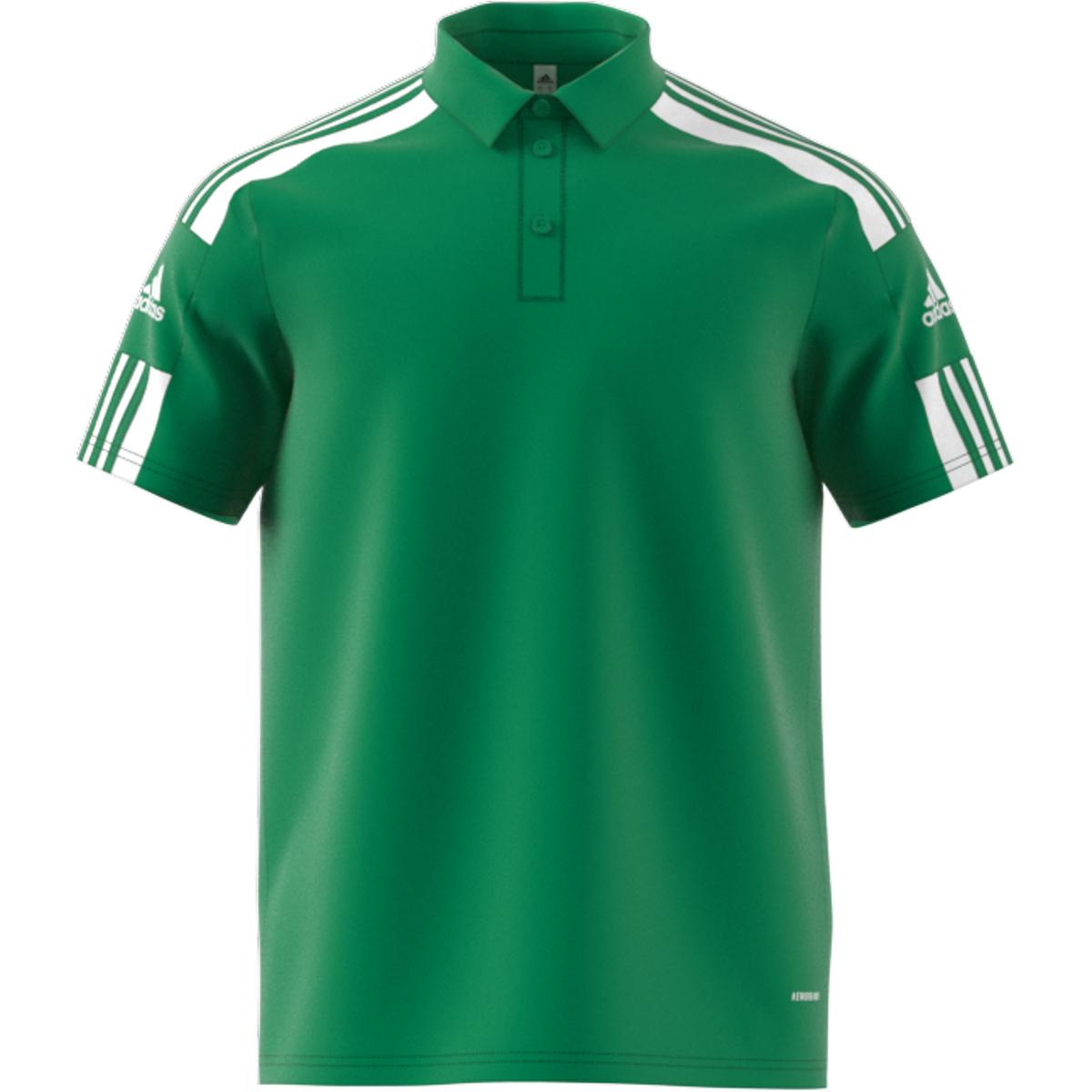 4064045279131 - ADIDAS SQUAD 21 POLO - Farbe TEAGRN WHITE - Gr XS