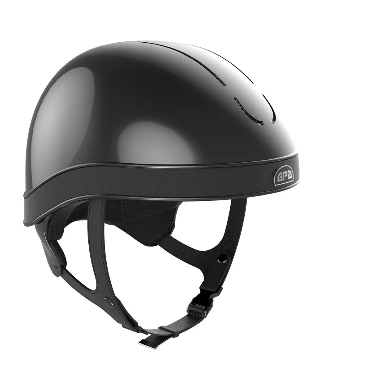 Casque d'équitation GPA Global Jock Up Hybrid Shiny