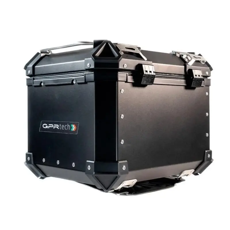 Aluminium-Motorradbox mit spezieller Platte enthalten GPR Tech CF Moto 800 Mt Sport 2022/2024 E5