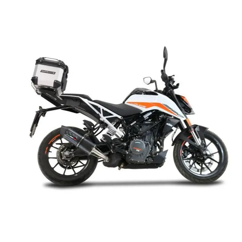 Topcase aus Aluminium mit Gepäckträger und spezifischer Platte GPR Tech KTM Duke 125 2017/2020 E4