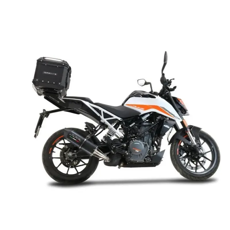 Topcase aus Aluminium mit Gepäckträger und spezifischer Platte GPR Tech KTM Duke 125 2017/2020 E4